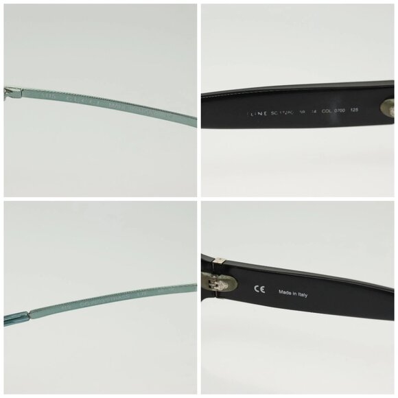 GUCCI Celine Sunglasses Plastic 2Set Black Green Auth BA5039 - Picture 16 of 16